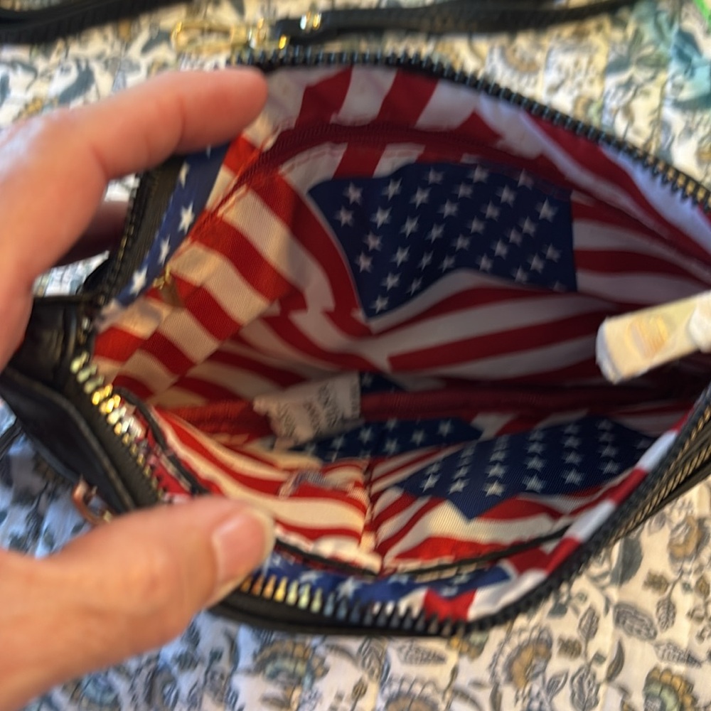 MKF Collection American Flag Crossbody Bag - Picture 5 of 5